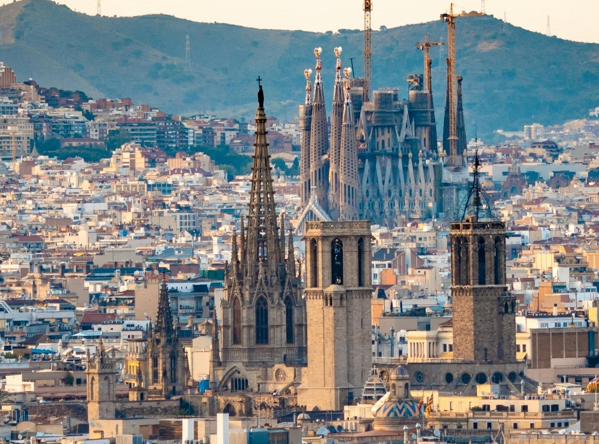Barcelona skyline